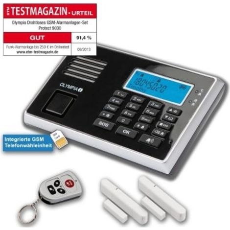 9030 5903 GSM Système d'alarme Protect sans fil avec fonction appel d'urgence/...