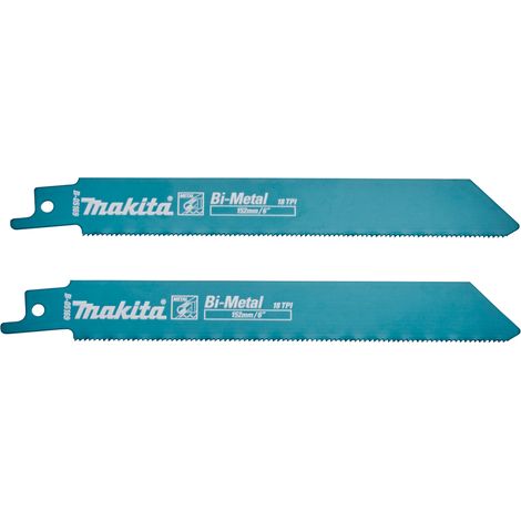 MAKITA Sägeblatt BiM 18 152 mm 2 Stück Metall 0,9 mm Metall B-05169-2