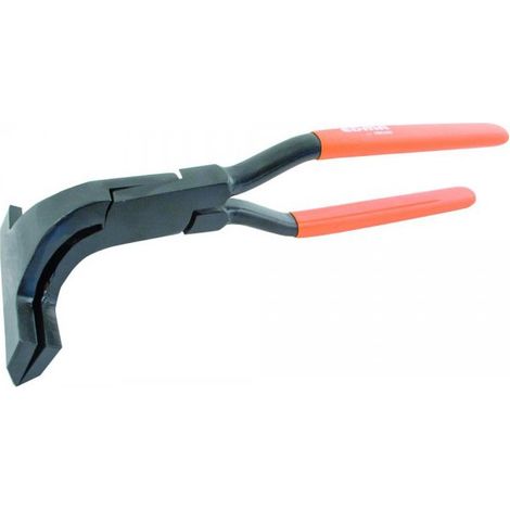 Klammer an Rand 100 mm, gekröpft bei 45° (1/3)