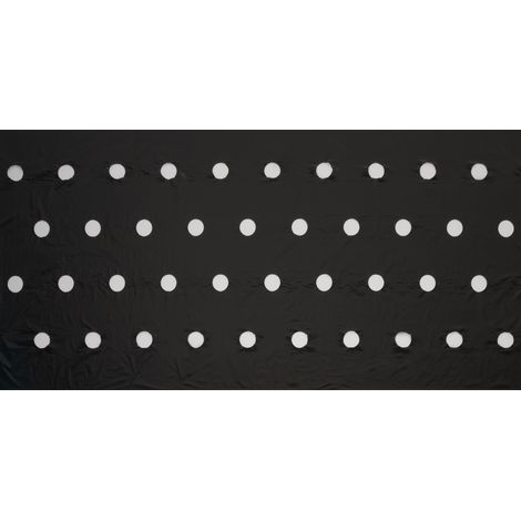 Nature – Film de paillage noir pour herbes aromatiques – 100 trous de 6 cm – Épaisseur 20 μm – Dimensions 0,95 x 5 m – Limite le dessèchement du sol (1/5)