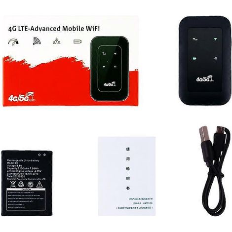 4G LTE Mobiler WLAN-Hotspot, drahtloser Internet-Router mit SIM-Kartensteckplatz