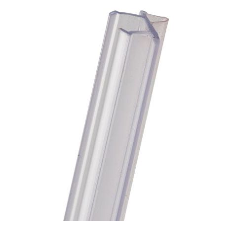 Schulte joint d'étanchéité vertical, translucide, universel, pour porte de douche, 2010 mm recoupable, pour paroi de 5 mm