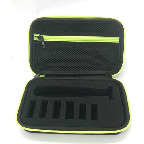 Passende Hartschalenhülle für Philips Rasierer, Reise-Organizer-Tragetasche für Philips OneBlade, Netztasche, stabile Schaumstoffeinlage für bessere Organisation (1/5)