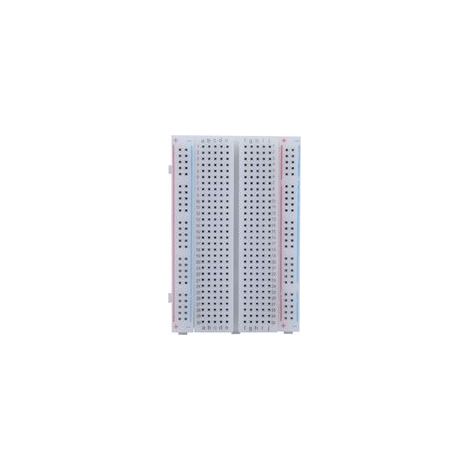 Placa de prueba reutilizable para circuitos impresos, 400 puntos de montaje, 85 × 55 mm / 3,3 × 2,2 pulgadas, placa de prueba