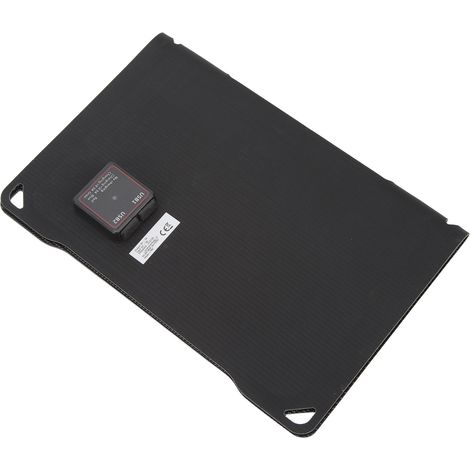 Chargeur solaire pliable et étanche de 10 W (5 V) pour le camping, la randonnée et les pique-niques.