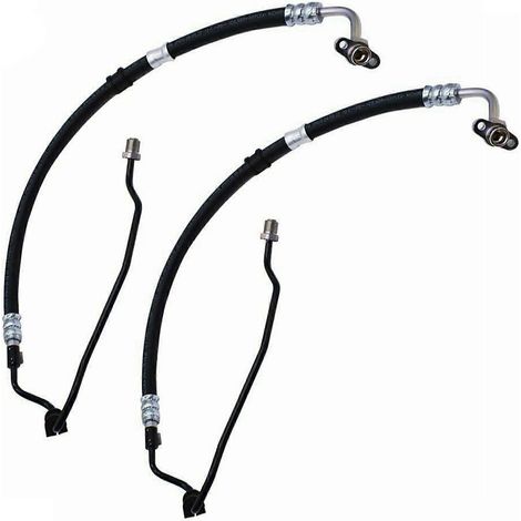 Compatible avec les modèles Honda Civic FA1 et FD1 1.8L (conduite à gauche) de 2006 à 2011. Deux flexibles d'alimentation de pompe de direction assistée, référence 53713-SNV-P01. (1/5)