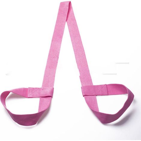 Sangle De Yoga - Réglable Et Robuste - Pour Transport Et Étirement - Compatible Avec Tapis De Yoga Standard - 1 Pièce (1/5)