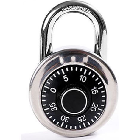 Cadenas à combinaison, cadenas à combinaison à cadran fixe, avec cadenas à combinaison maître rond, cadenas de casier à combinaison personnalisable. (1/5)