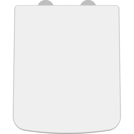 Nuie Bliss Square Soft Close Toilet Seat Inc Quick Release NCH198