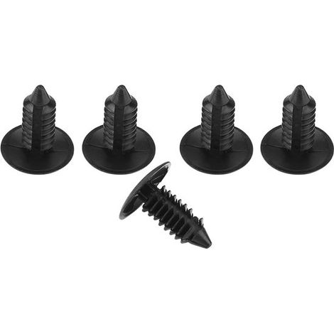 Dailygoods - Rivetti 100 pezzi - Elementi di fissaggio in plastica - Elementi di fissaggio per auto - Ferramenta per porte - Rivestimenti - Qualità professionale - Clip di montaggio (1/5)