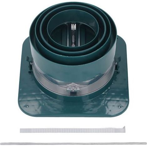 Clapet anti-retour fumées huile grand calibre universel conduit aération pour hottes cuisine - Air pur cuisine (1/5)