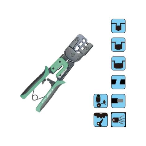 CRIMPATRICE PROFESSIONALE PER CONNETTORI MODULARI - CP-376M
