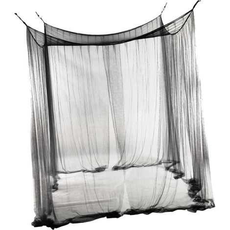 Moustiquaire d'angle pour lit à baldaquin, chambre coucher (1/5)