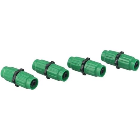 Lot de 4 raccords de tuyau et kit de réparation pour tuyau d'arrosage extensible, solution simple pour restaurer la fonctionnalité (1/4)
