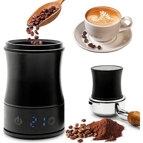 Mini báscula de café con temporizador，500 g/0,1 g，báscula de precisión，compatible con portafiltro de 58 mm para baristas y (1/5)