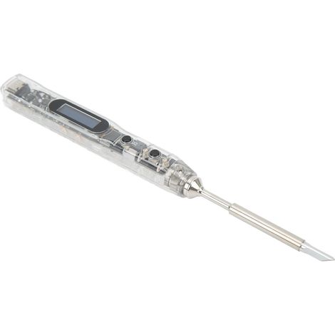 Fer à souder numérique avec panne à souder, mini outil de soudage électrique réglable en luminosité (1/5)