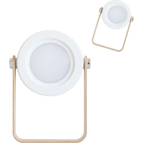 JANPIM Laterne, Nachtlicht, Teleskop-LED-Tischlampe, faltbare USB-Lampe, 3D-Outdoor-Geschenk für Kinder, kreatives Produkt, elegantes Weiß – englische Version (1/5)