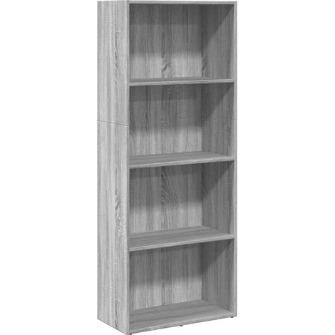 Maison Exclusive - Bücherregal Grau Sonoma 60x30x152 cm Holzwerks