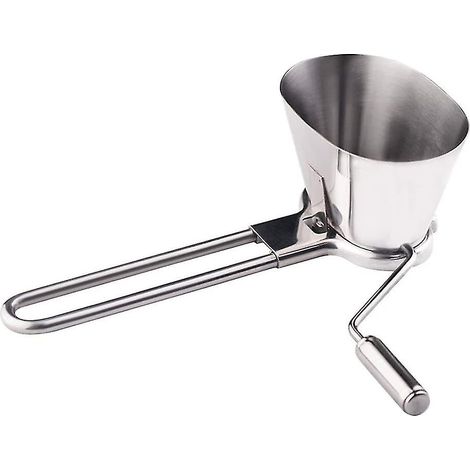Moulin à menthe rotatif manuel en acier inoxydable, coupe-persil, hachoir à légumes, râpe, outil de cuisine (1/5)