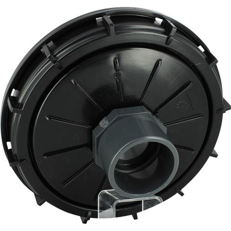 Multicuves – Couvercle cuve eau 1000L – Diamètre 220 mm – Prise PVC 63/75 mm – Vissage facile sur cuves avec ouverture 220 mm (1/4)