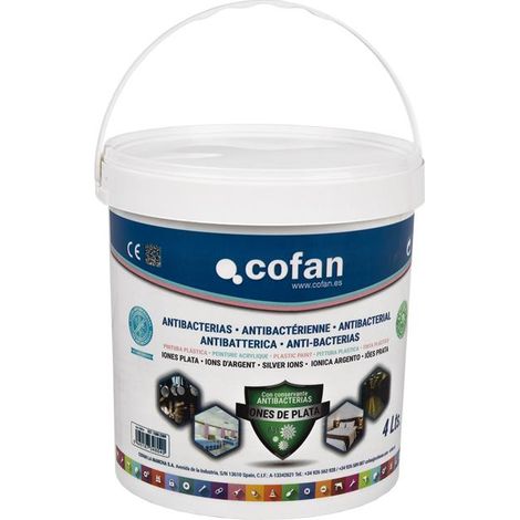 Pintura Plastica Antibacterias Iones Plata 4 L (1/3)