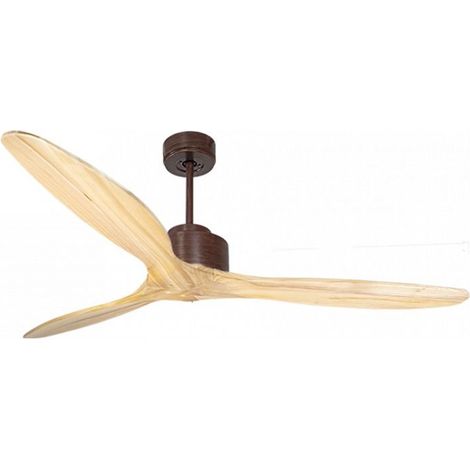 Modulo de KlassFan - Super destratificateur et ventilateur DC 166 cm Marron pales bois clair sans Lumière  30 à 60 m²