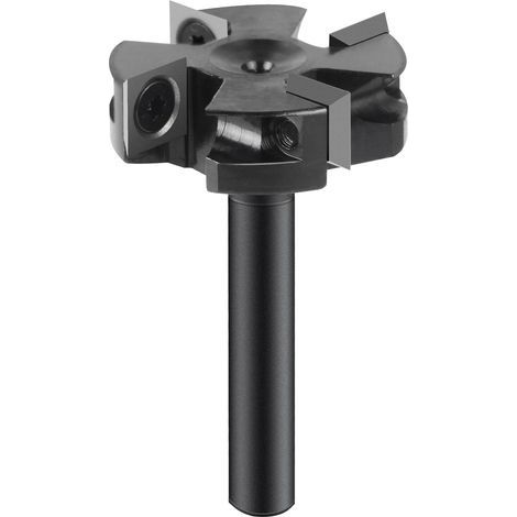 Fraise à défoncer -tige de 8 mm - diamètre de 40 mm - Fraise à Surfacer mèche de rabotage à 4 ailes (1/5)