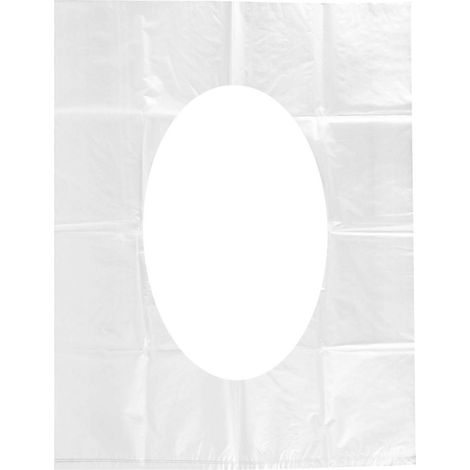 Lot de 10 tapis de toilette transparents et portables, imperméables, jetables, antidérapants, en plastique, pour hôtels (5 pièces i-48x40cm-Transparent (1/3)