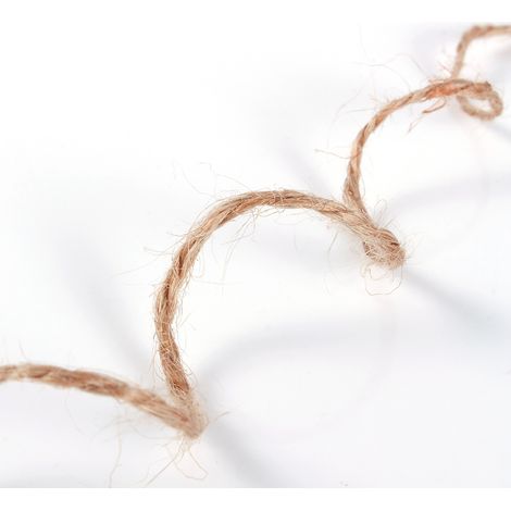 m Juteschnur, naturbraunes Hanfseil für Etiketten, Schmuckherstellung, Halsketten, DIY-Projekte (1/3)