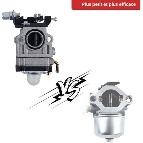 Carburateur - Pour Tondeuse À Gazon 52cc 49cc 43cc - Tronçonneuse Machine D Irrigation - Espacement 31 Mm - Kit Complet Avec Joint Tuyau Bougie Filtre (1/4)