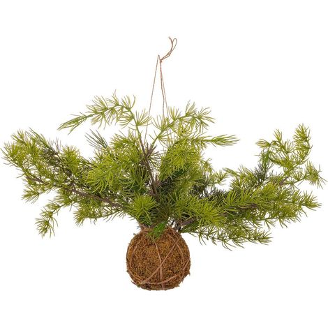 Decorazione a sfera in polistirolo e muschio artificiale Ø75 cm -Naturale (1/2)