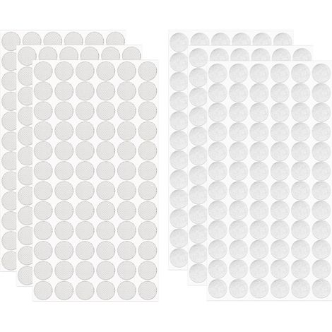 Autocollants ronds à gratter, 1008 x 504 paires d'autocollants auto-adhésifs à scratch blancs pour loisirs créatifs (1/5)