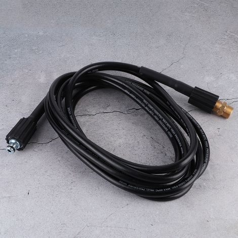 Tuyau haute pression 5800PSI pour nettoyeur Karcher K Series, extension 6m/19,7ft, lavage voiture et débouchage canalisation, flexible résistant, accessoire de nettoyage puissant. (1/3)