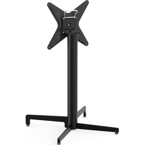 pata plegable simple arka h715 negro tubo d60mm. para tablero mesa max.800