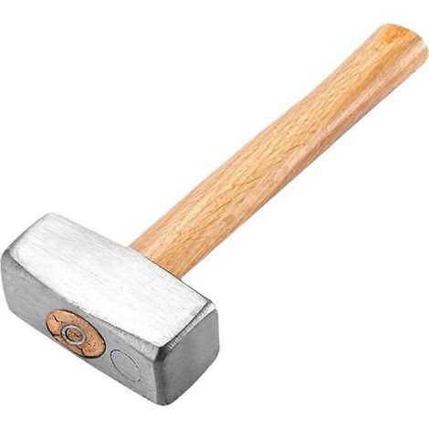 Masse de 1,4 kg avec manche en bois - Mini-marteau robuste en acier à haute teneur en carbone pour la maçonnerie, la menuiserie et les réparations domestiques (1/5)