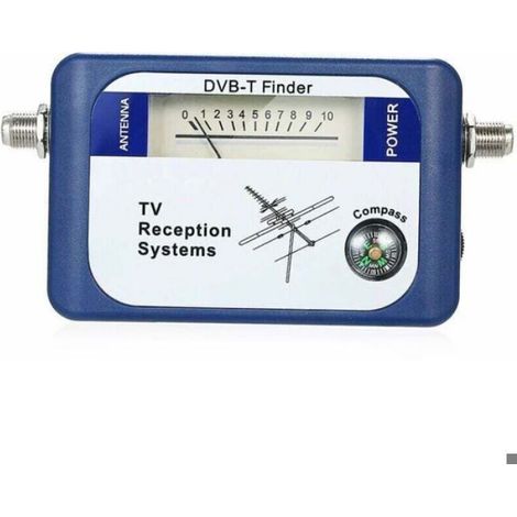 Indicateur DVB-T - Détecteur Signal Satellite Numérique - Pour Installation Antenne TV Terrestre et Parabole - 1 Pièce (1/4)