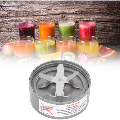 Cuchilla para exprimidor de 6 hojas, fabricada en ABS y acero inoxidable, para exprimidores de 600W/900W, ideal para frutas, verduras y carne. Alta durabilidad y libre de BPA. (1/5)