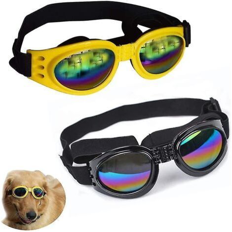 Lunettes de protection pour animaux de compagnie à la mode, lunettes de soleil pour chien, lunettes de soleil ultraviolettes (1/2)