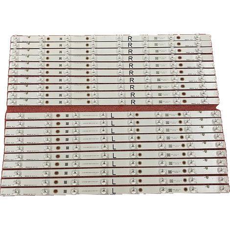 Bandeau LED, 20 LEDs, Longueur 542mm, Tension 3V, Personnalisable, Compatibilité avec Divers Modèles de Téléviseurs (1/5)