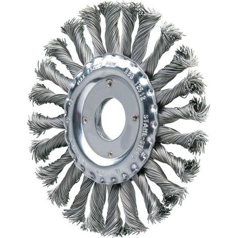 Spazzola rotonda RBG 12512/22,2 CT ST 0,50 D.125mm Spessore filo 0,5mm STA 12mm (1/3)