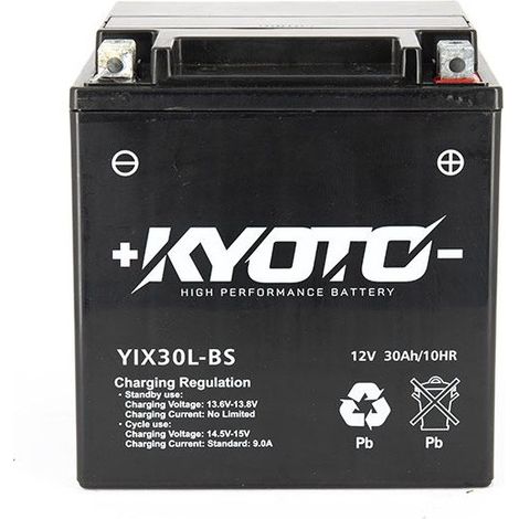 Batterie KYOTO GIX30L-BS SLA-AGM - Sans Entretien - Prête à l'Emploi
