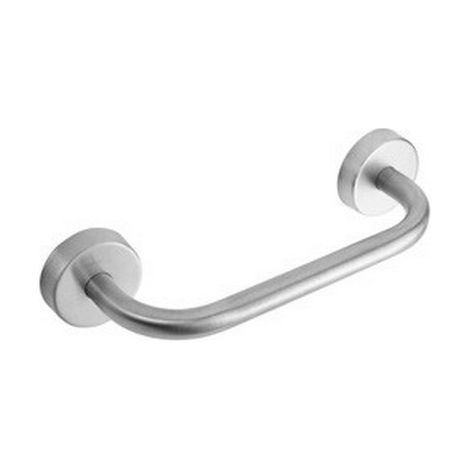 Corrimano sicurezza bagno 25cm in acciaio inox  satinato installazione a muro  MIRA-S kamalu