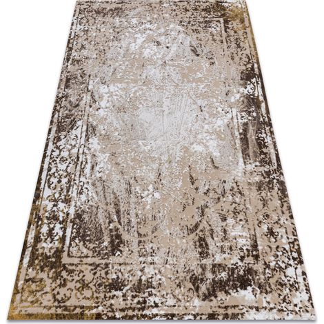 Alfombra UNION 3482 conducción gris Franjas Bereber Marroquí Shaggy grey 120x170 cm (1/5)
