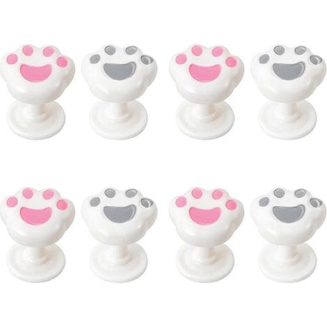 Bouton-poussoir de chasse d'eau en forme de griffe de chat, assistant de chasse d'eau à longs ongles, facile à installer (1/5)