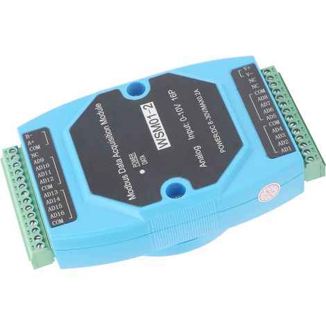 Spannungserfassungsmodul Datensammler/Logger 16AD 0‑10V Analoggrößeneingang WSM01-2 (1/5)