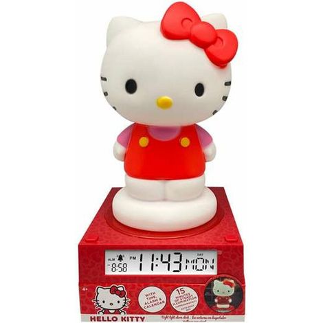 Hello Kitty, Lampada Sveglia 3D con Data (1/4)