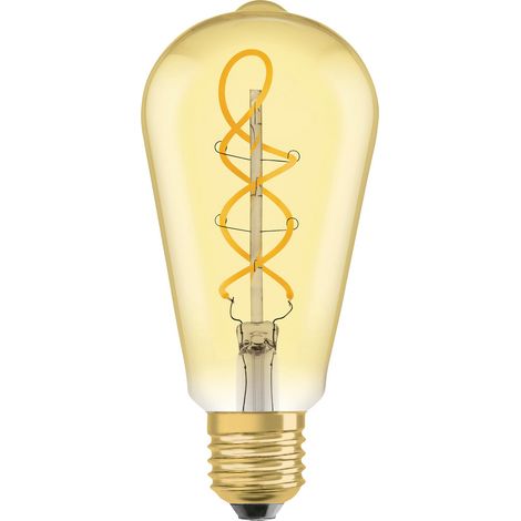 Ledvance Vintage 1906 Edison 4W, E27, 2000K, Gold, 4099854091292 (1/3)