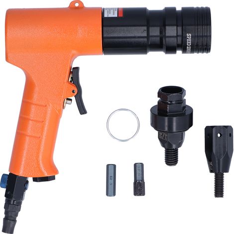 Pince à riveter pneumatique qualité industrielle, acier allié, riveteuse à air pour électroménager, outil professionnel, usage intensif, fixation rapide. (1/5)