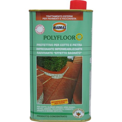 PROTETTIVO IMPERMEABILIZZANTE - POLYFLOOR 1 LT - PER COTTO E PIETRA MADRAS (1/3)