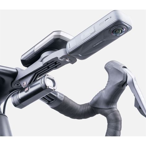 Soporte Canyon Gear Groove Insta 360 para cámara y ordenador de a bordo - Elemnt Bolt/Roam y accesorios (hembra, trasero) (1/5)